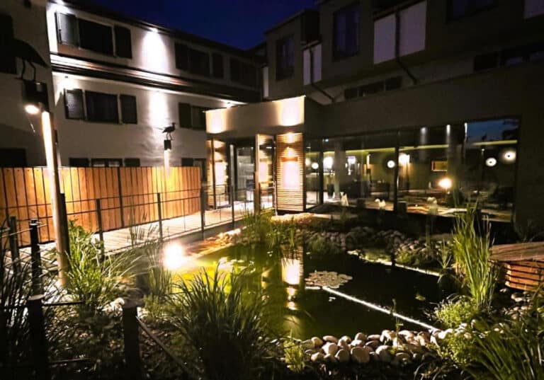 Réalisation éclairage Brit Hotel, Bischwihr