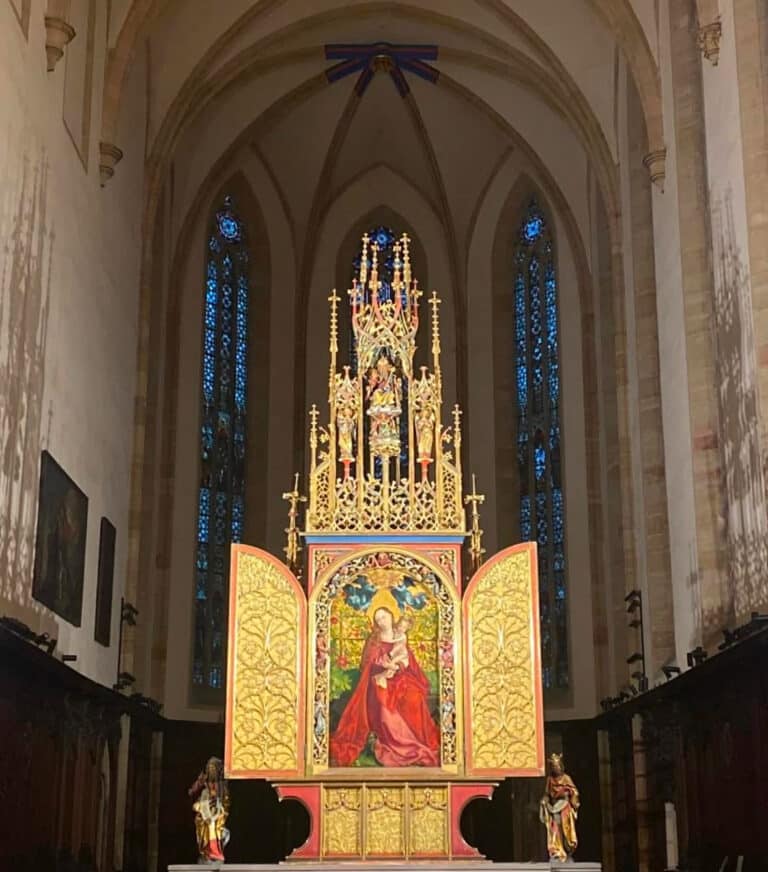réalisation lumineuse Eglise des Dominicains, Colmar