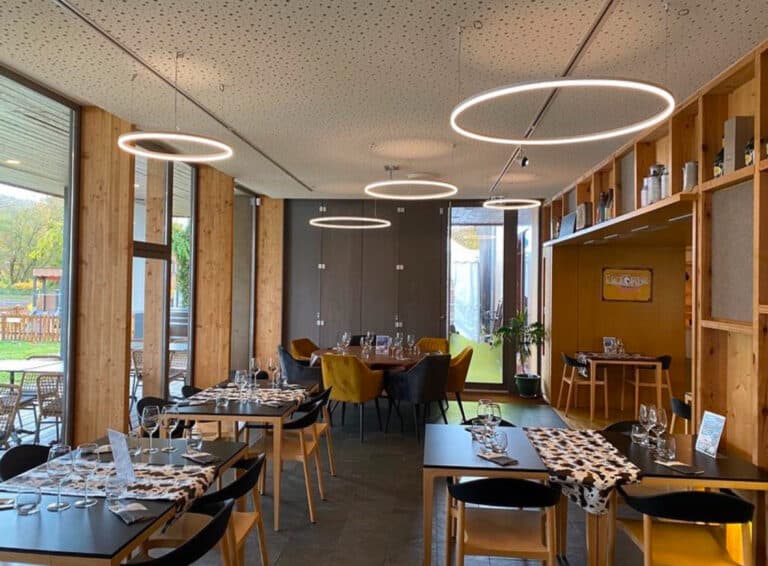 réalisation lumineuse pour la Maison du fromage, Gunsbach